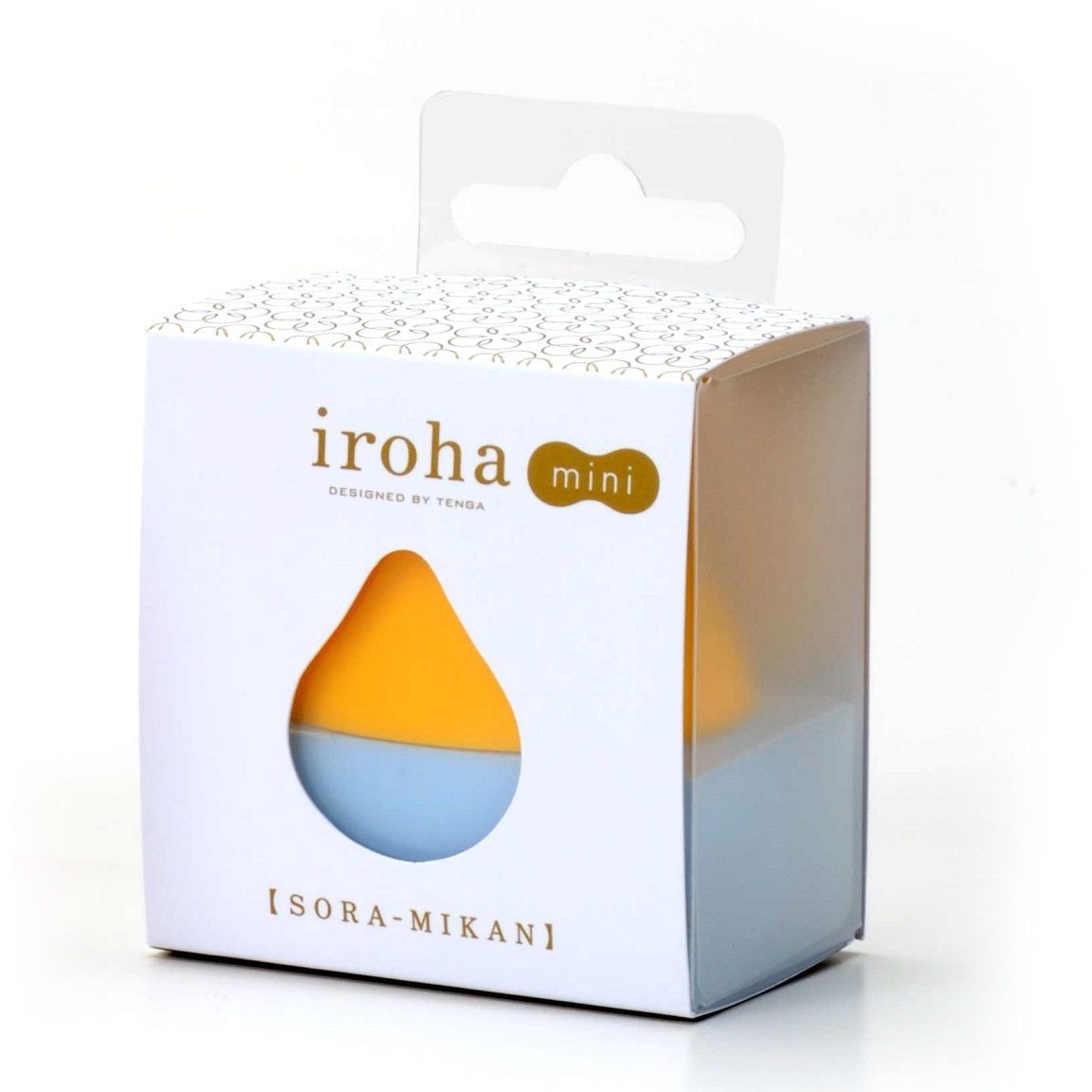 Вібратор для клітора Iroha Mini, жовто-блакитний