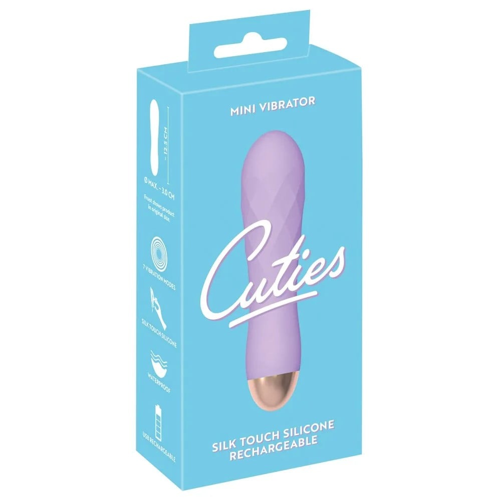 Мини-вибратор с рельефом You2Toys Cuties Gene лиловый