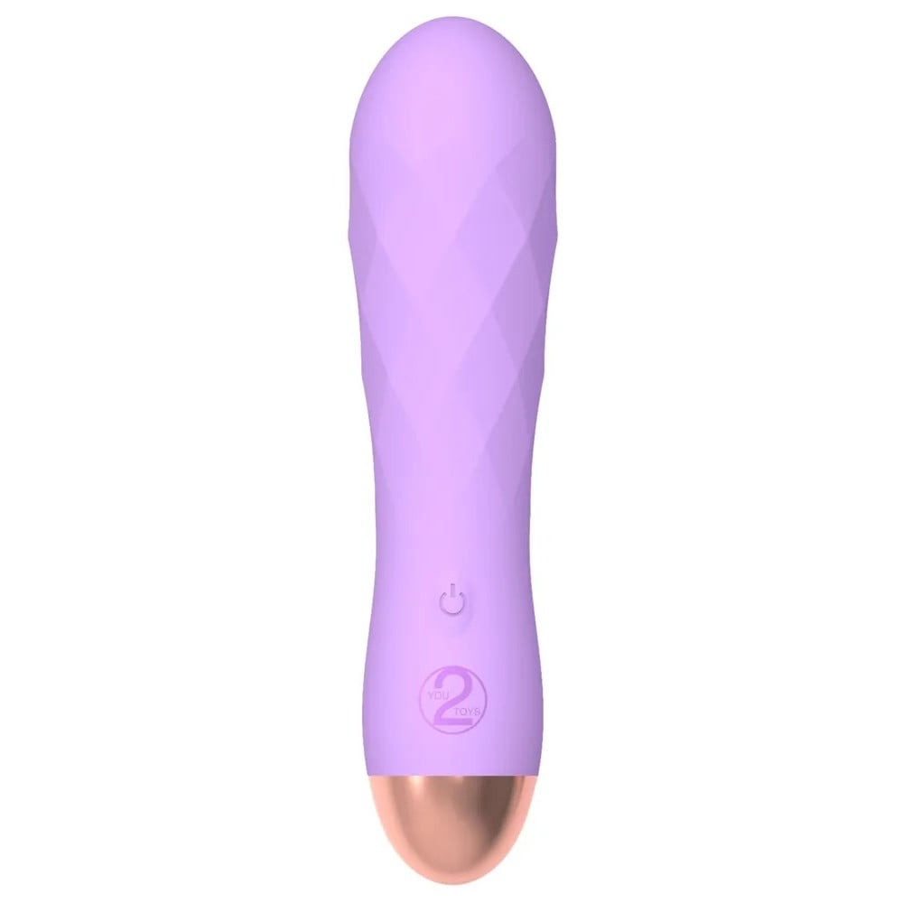 Мини-вибратор с рельефом You2Toys Cuties Gene лиловый