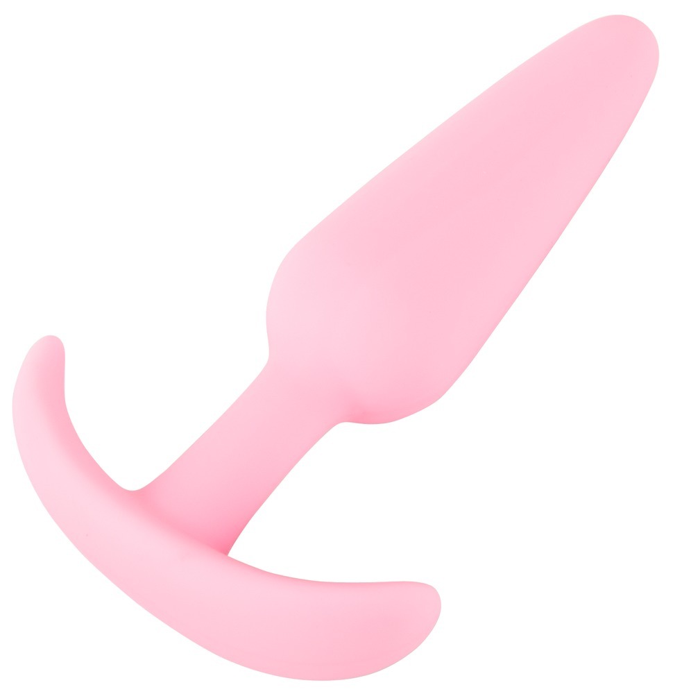 Анальная пробка со стопером Cuties Plugs, розовая