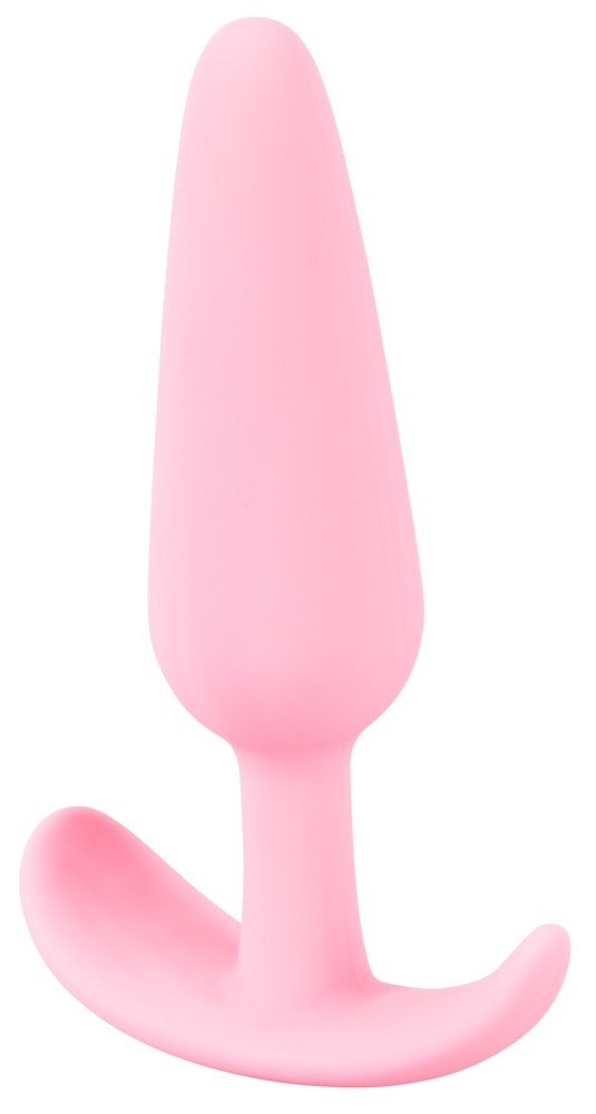 Анальная пробка со стопером Cuties Plugs, розовая