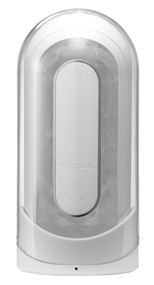Мастурбатор нереалистичный с вибрацией Tenga Flip Zero белый