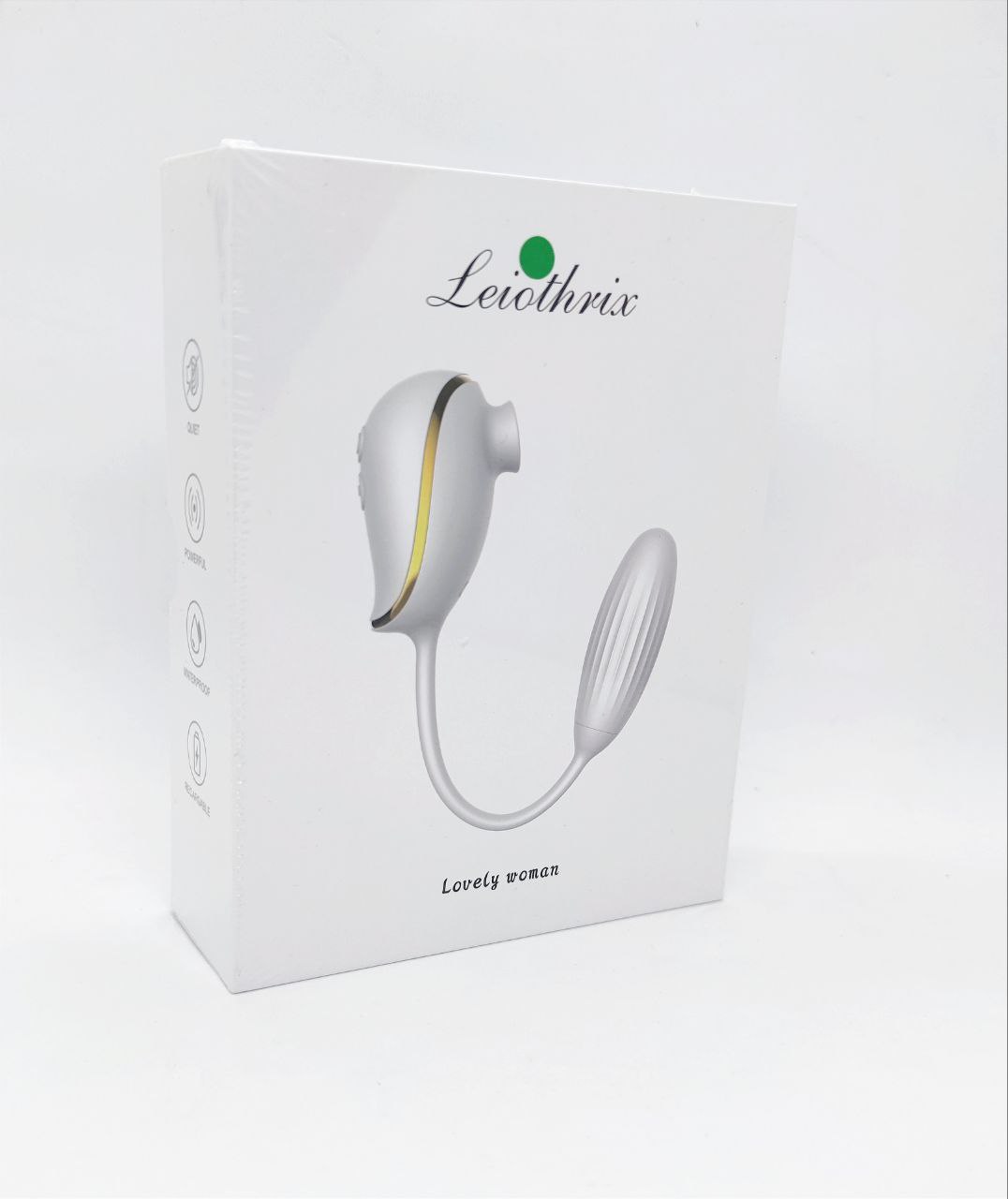 Вакуумний стимулятор із віброяйцем High End Suction Love Egg GREEN