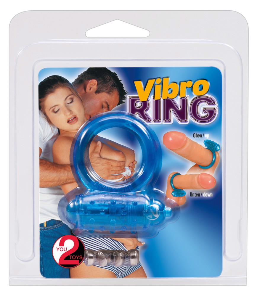Віброкільце силіконове You2Toys Vibro Ring синє