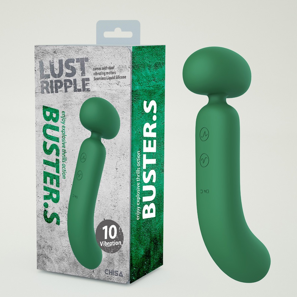 Вібратор-мікрофон із стимуляцією точки G Chisa Lust Ripple Buster.S, зелений