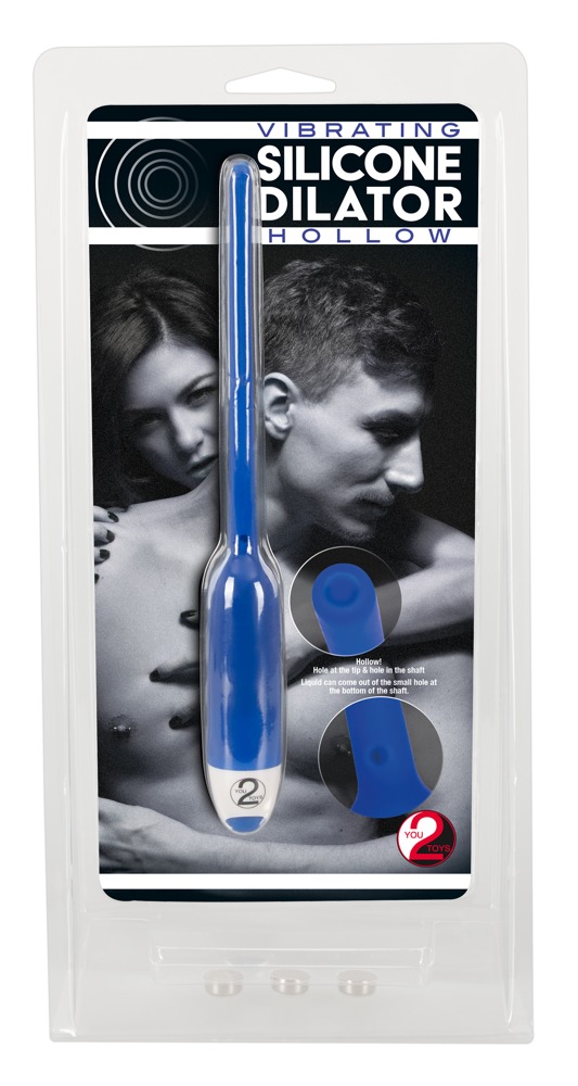 Уретральный вибростимулятор You2Toys Vibrating Silicone Dilator, синий