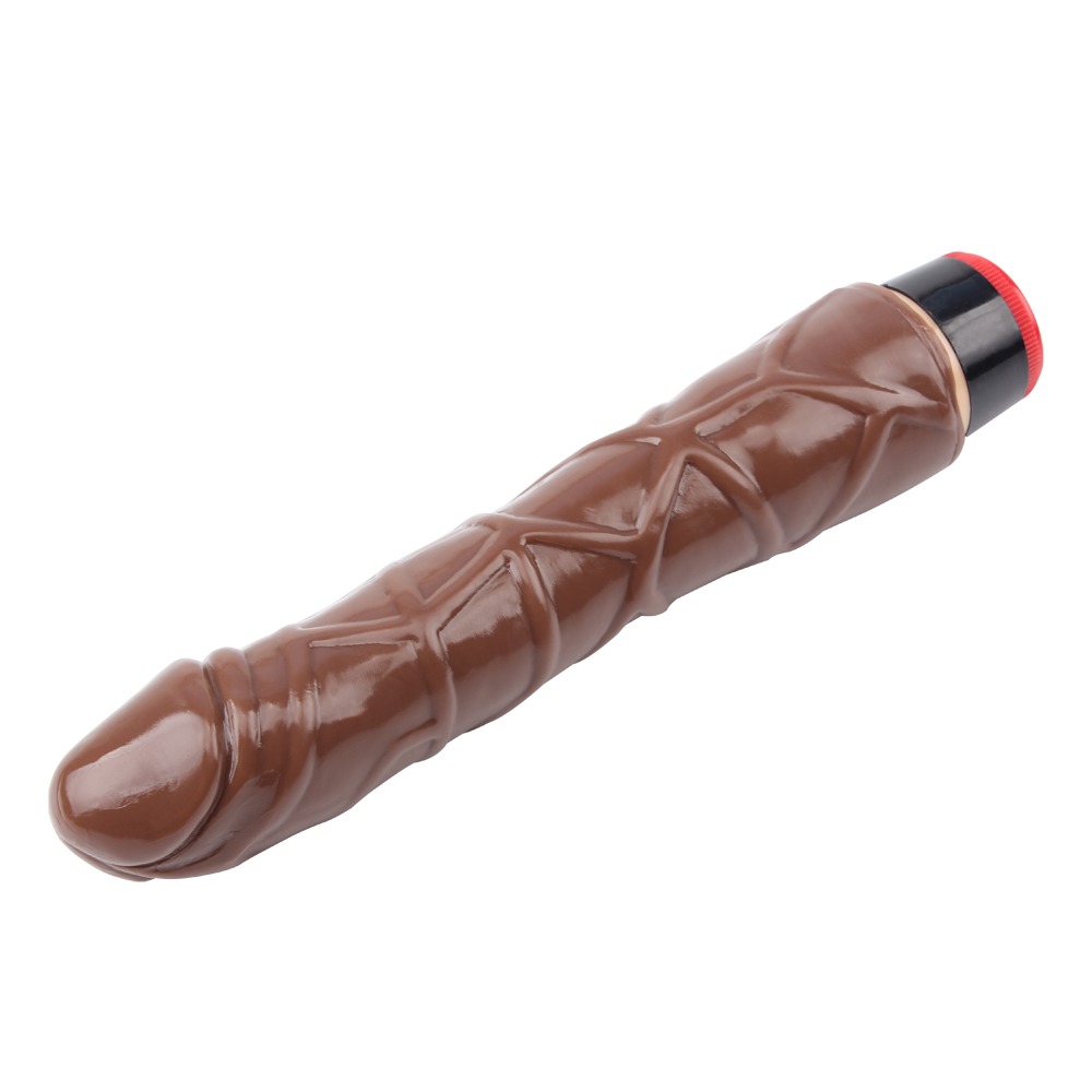 Реалистичный вибратор Chisa Real Touch XXX, коричневый, 22 х 3.7 см