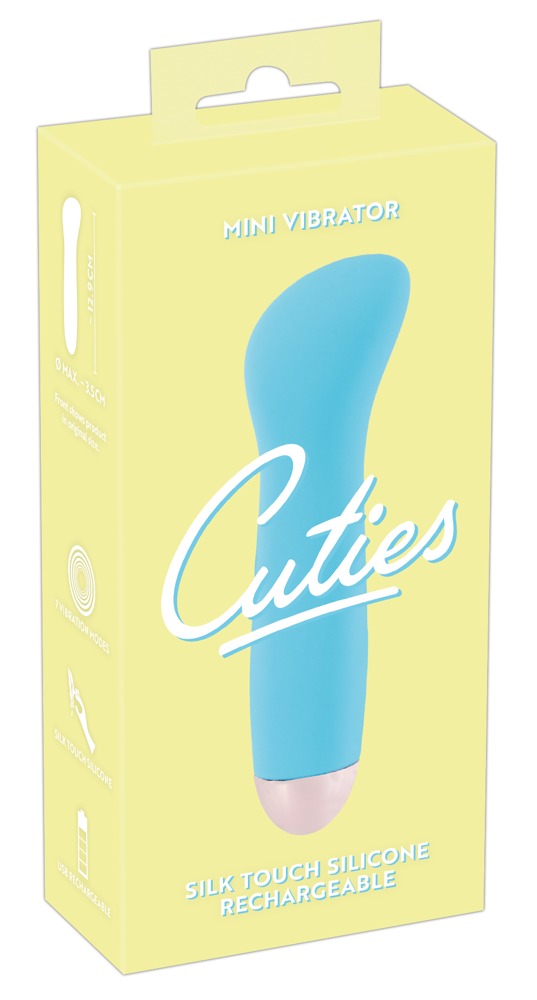 Міні-вібратор Cuties для точки G, блакитний