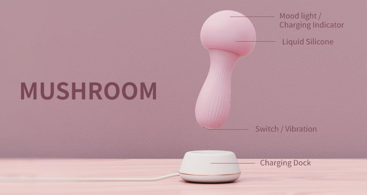 Клиторальный стимулятор гриба OTOUCH Mushroom розовый