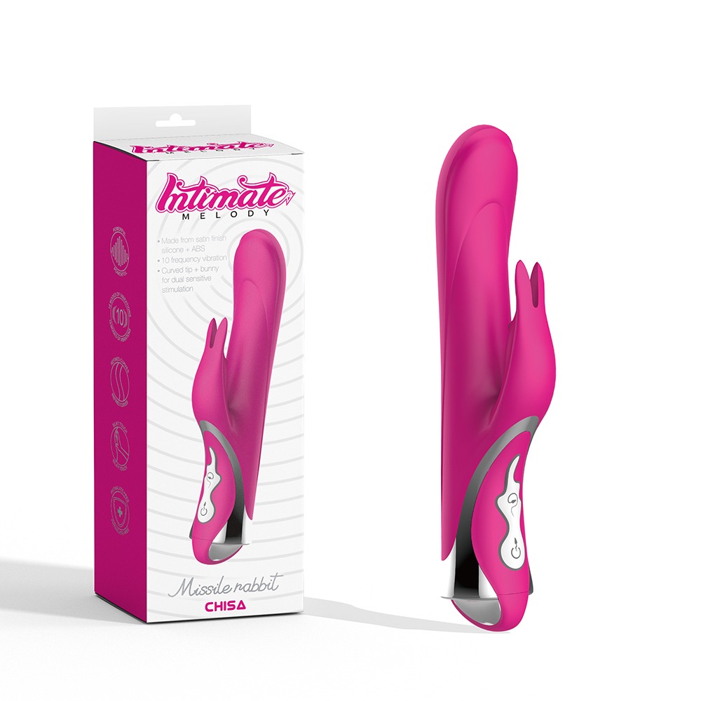 Вібратор кролик із обертанням Chisa Intimate Melody Missile Rabit, рожевий