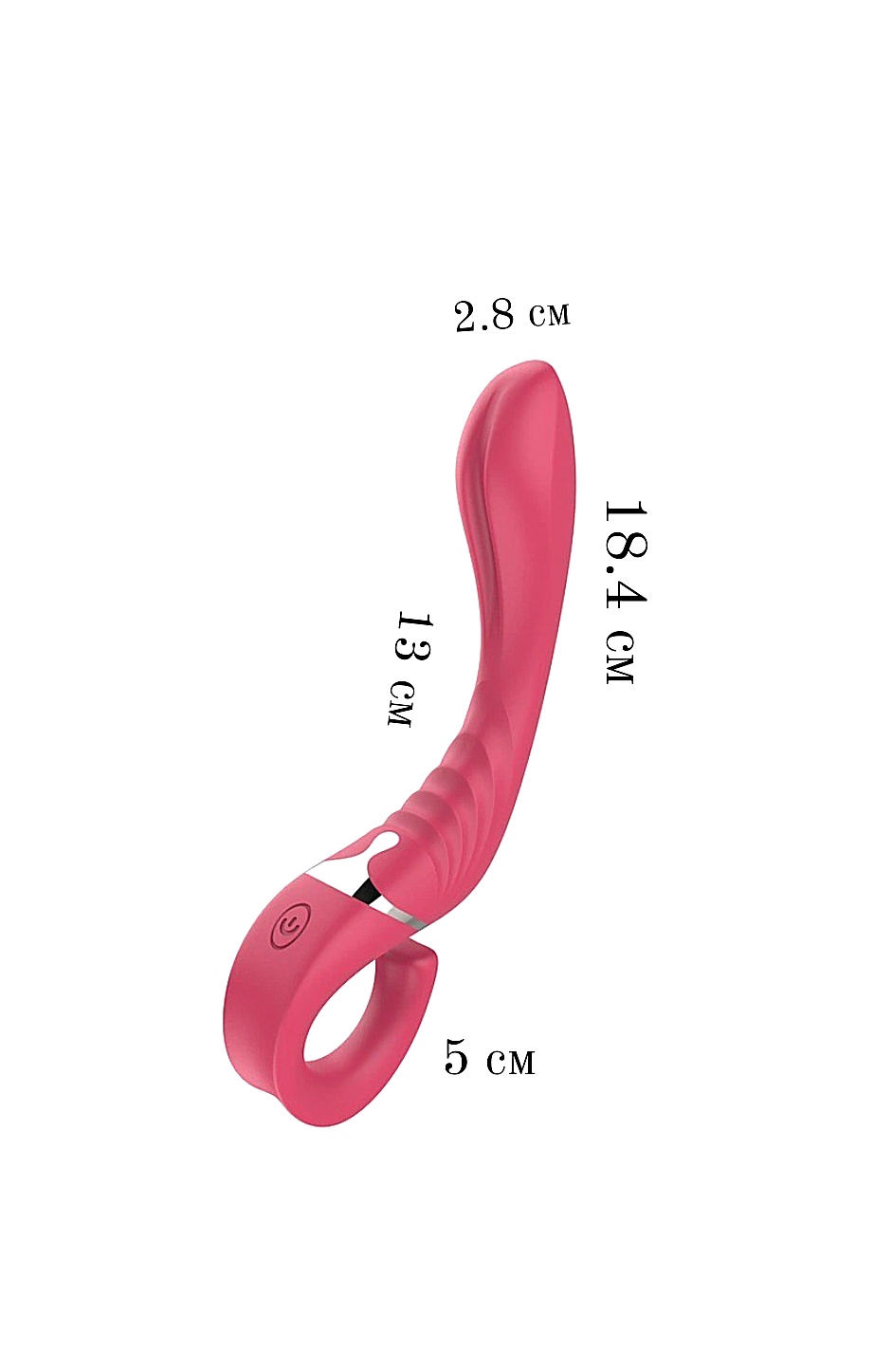 Вібратор Chisa Lust Ripple Cavort для стимуляції точки G та інших ерогенних точок, рожевий