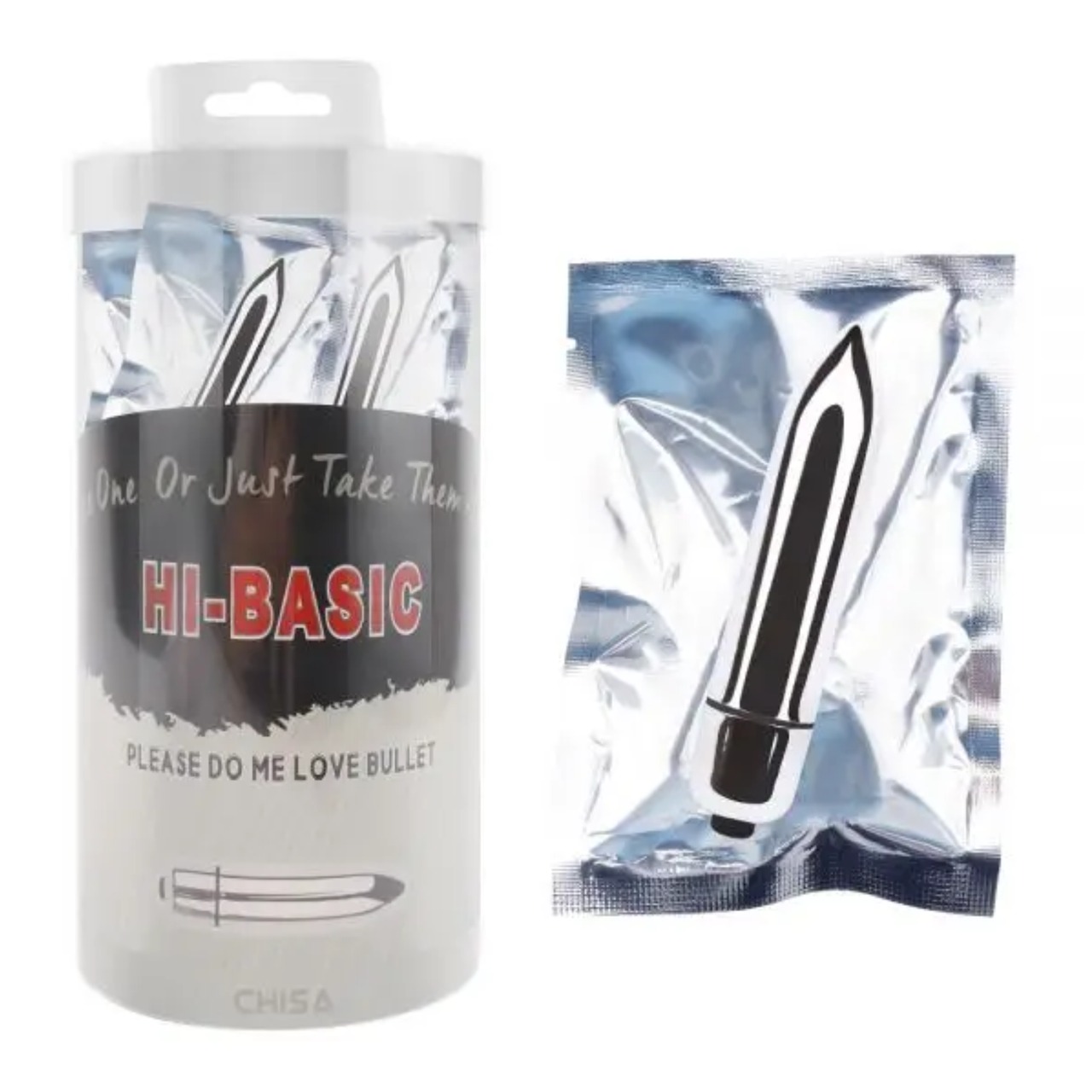Віброкуля Chisa Hi-Basic 6.5*1,5 см в пакеті, срібний