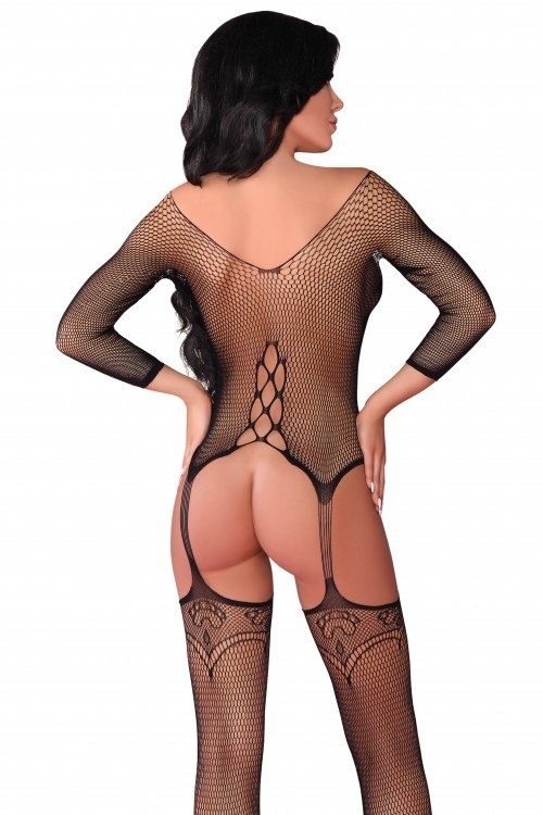 Комбінезон з імітацією панчохи Livia Corsetti Dalitso чорний, S/L