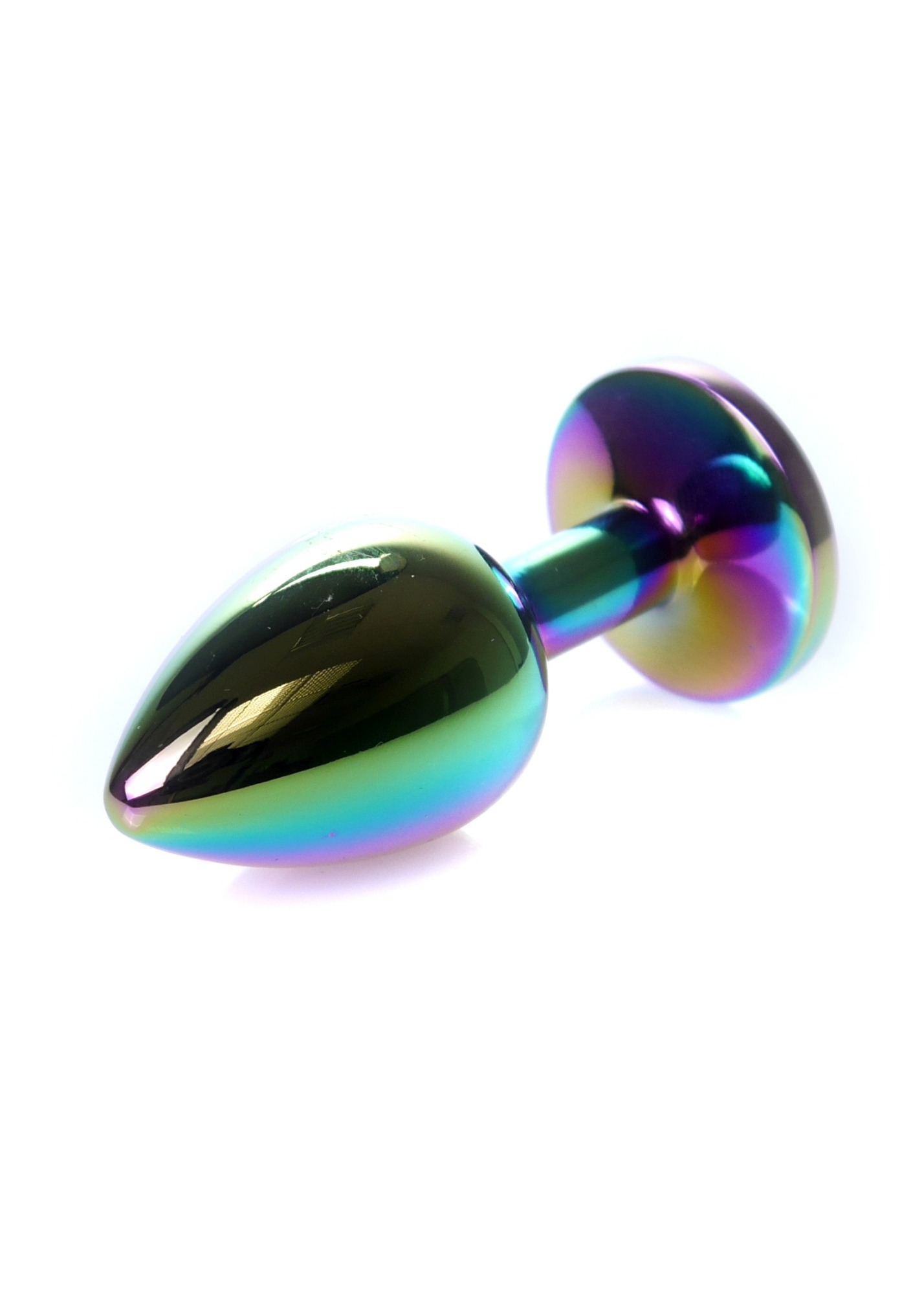 Анальна пробка с камнем Boss Series , Plug-Jewellery Multicolour PLUG- Clear