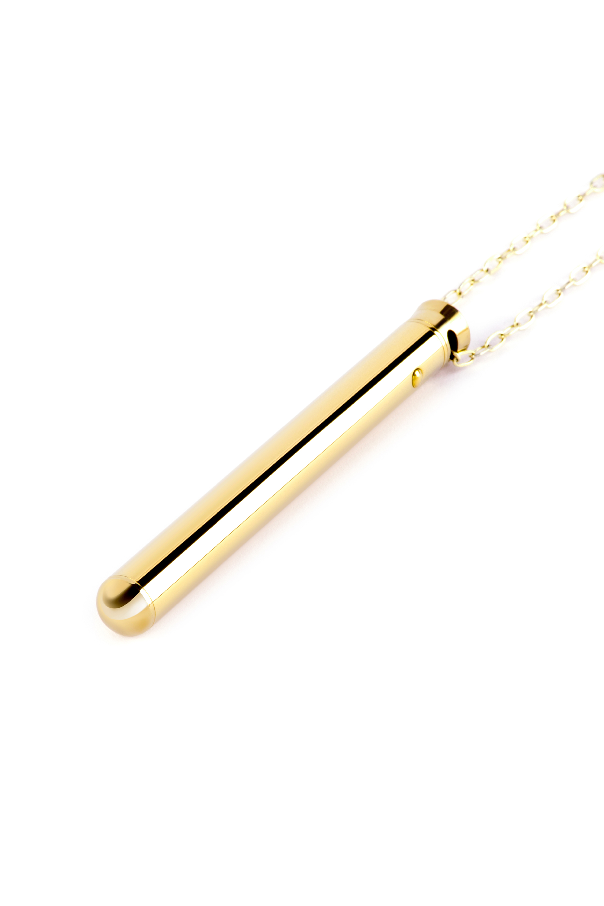 Віброкуля на ланцюжку Le Wand NECKLACE VIBE, металевий, золотий