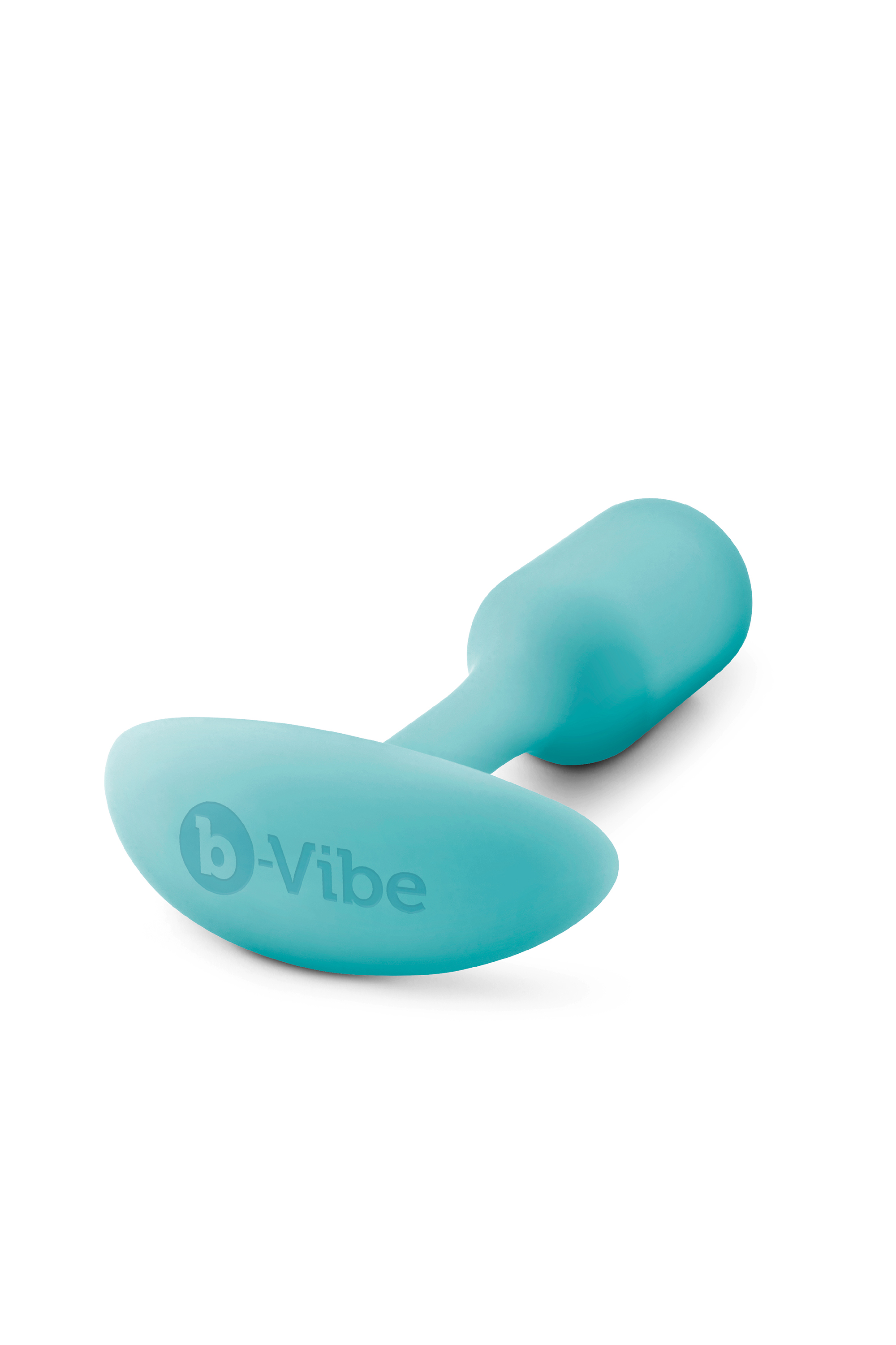 Бесшовная силиконовая анальная пробка с утяжелением B-Vibe - Snug Plug 1 зеленая