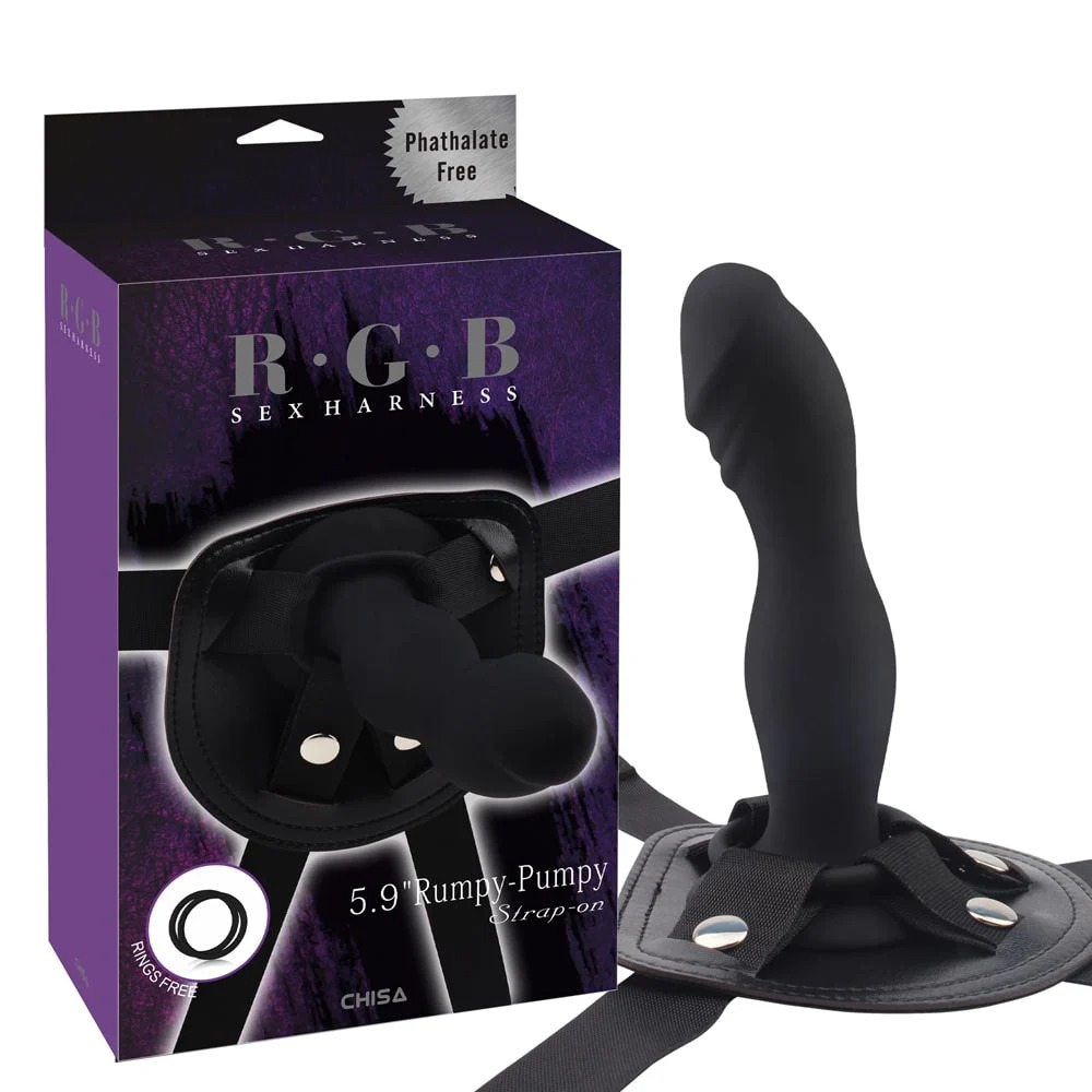 Страпон рельєфний ChisaR.G.B Sex Harntss 5.9