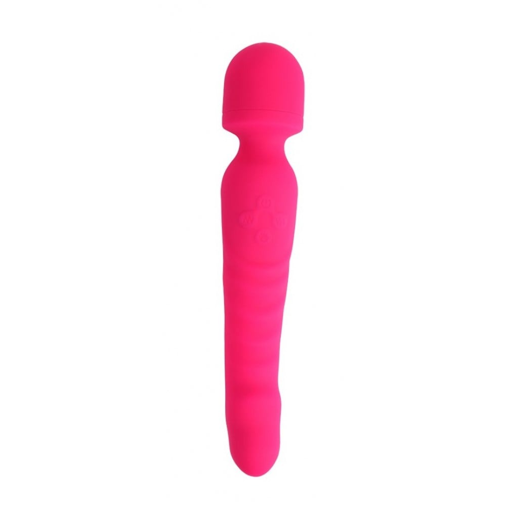 Двосторонній вібратор мікрофон Chisa Intimate Melody Pleasure Spreader Wand з підігрівом, рожевий