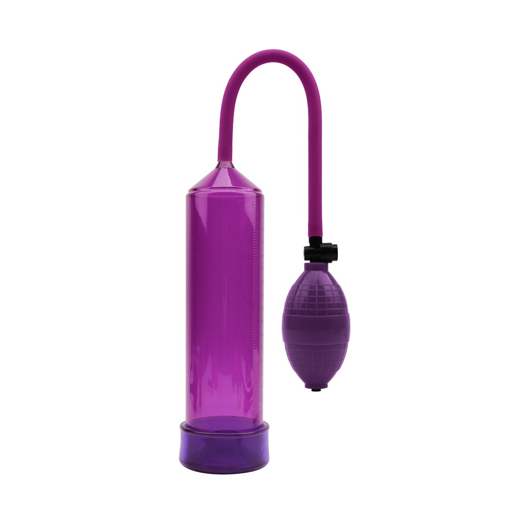 Помпа для увеличения члена Chisa Stunt Worx Max Version Penis Pump, фиолетовая