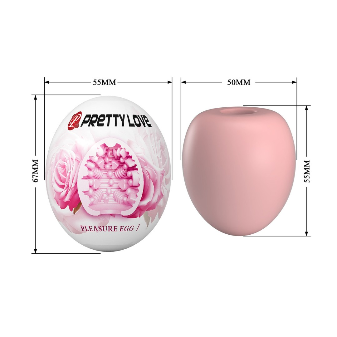 Мастурбатор яйцо PRETTY LOVE Pleasure Egg, розовое