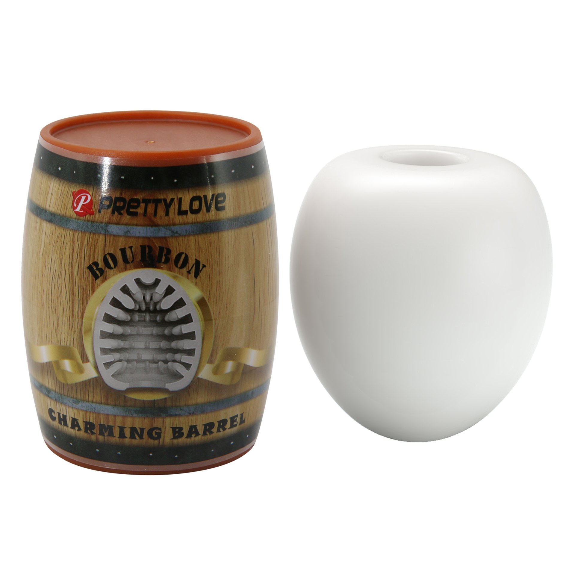 Мастурбатор яйце PRETTY LOVE Barrel білий, 5.5 см