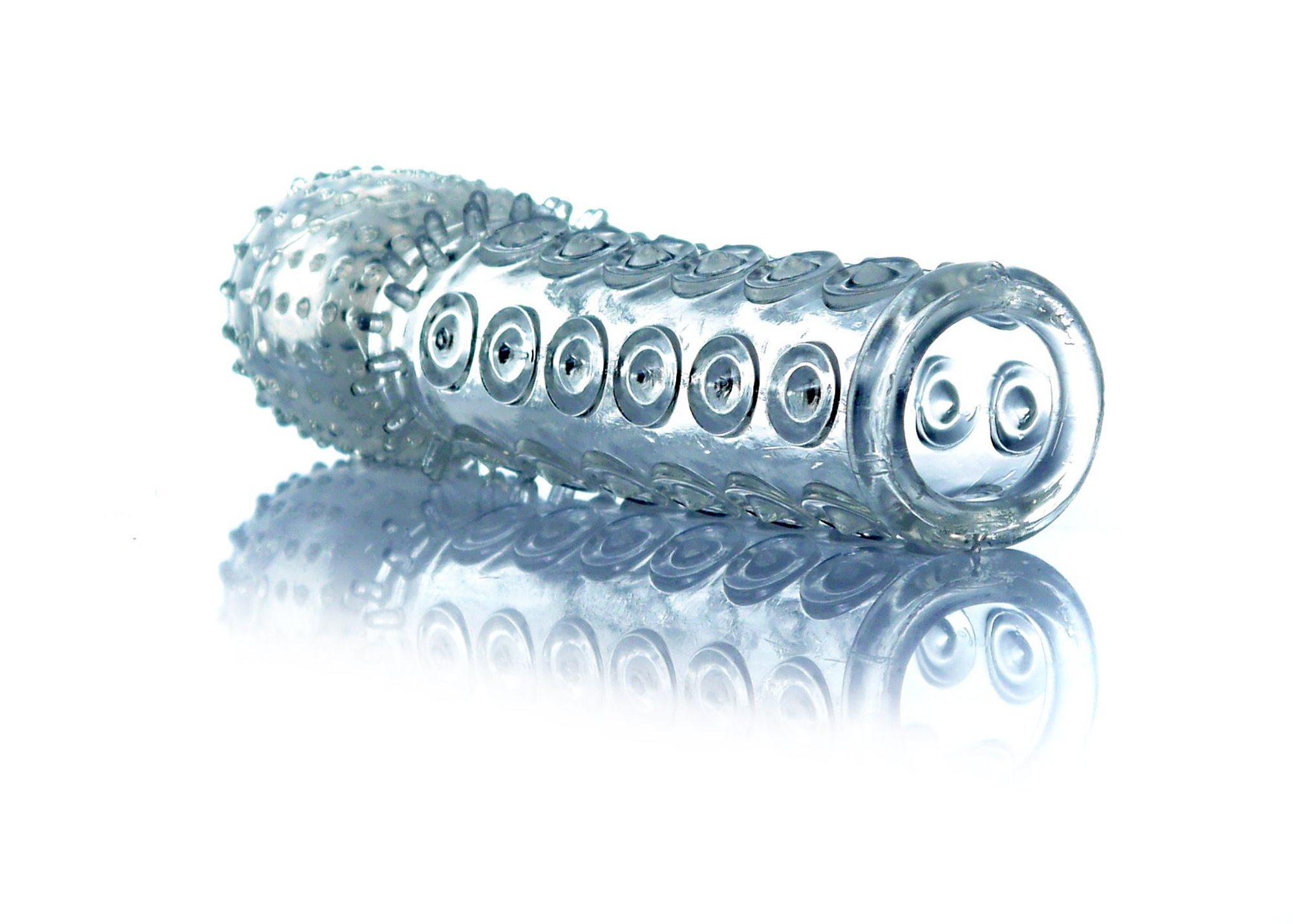 Рельефная насадка Penis Sleeve CLEAR
