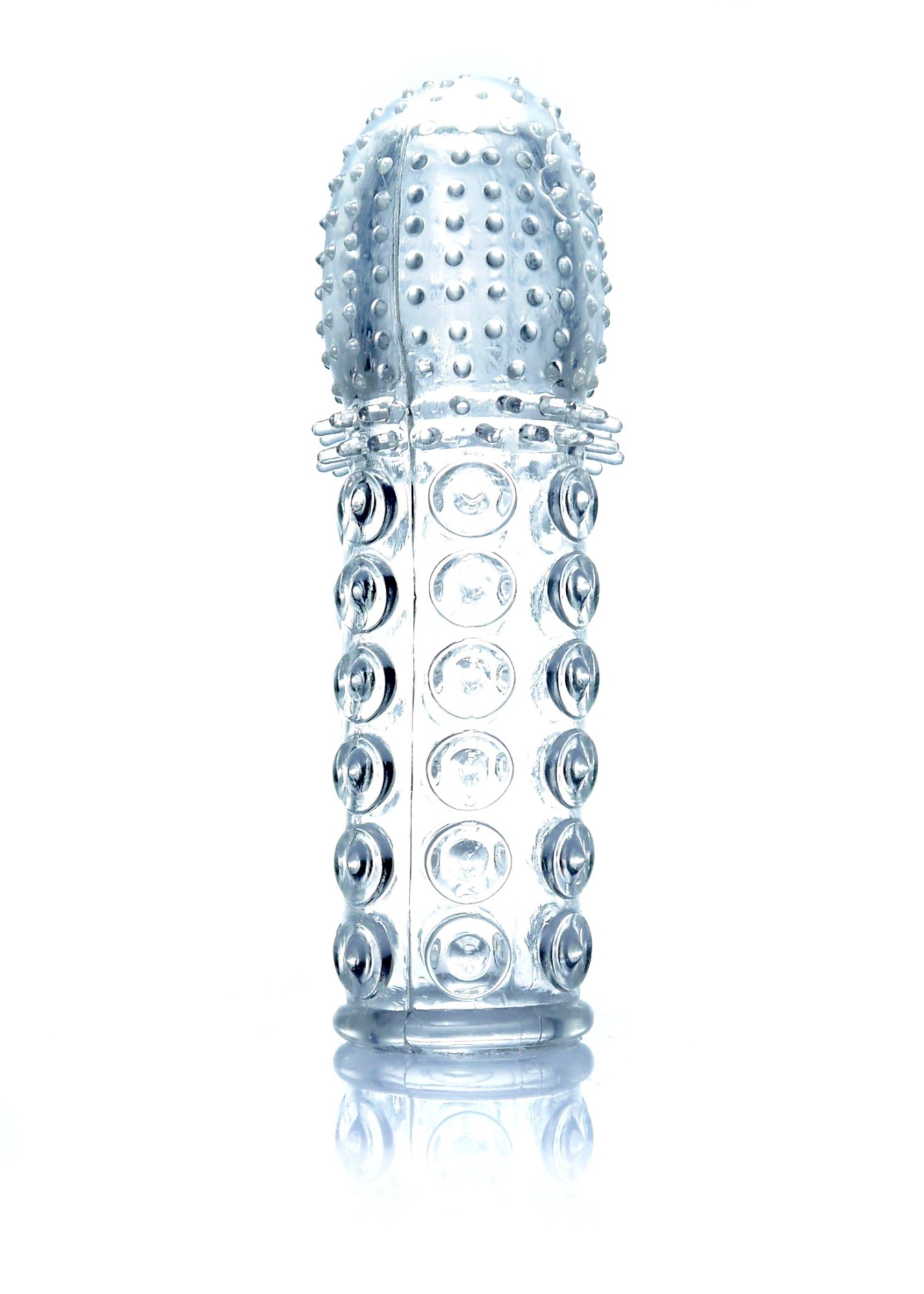 Рельефная насадка Penis Sleeve CLEAR