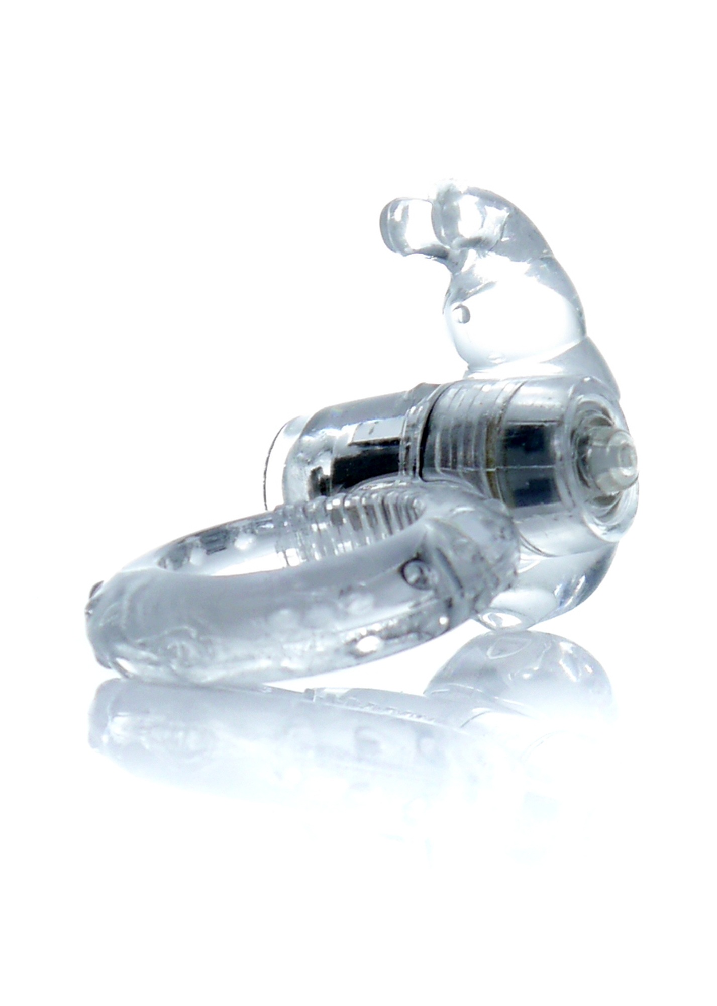 Ерекційне кільце з вібрацією Rabbit Vibro CockRing Clear