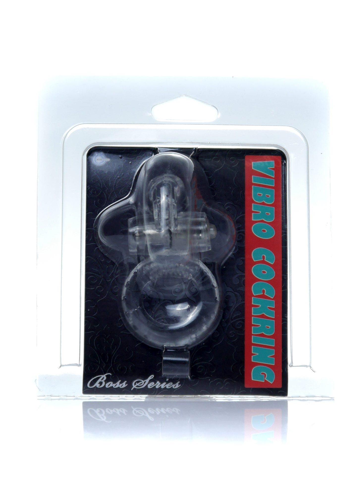 Ерекційне кільце з вібрацією Rabbit Vibro CockRing Clear