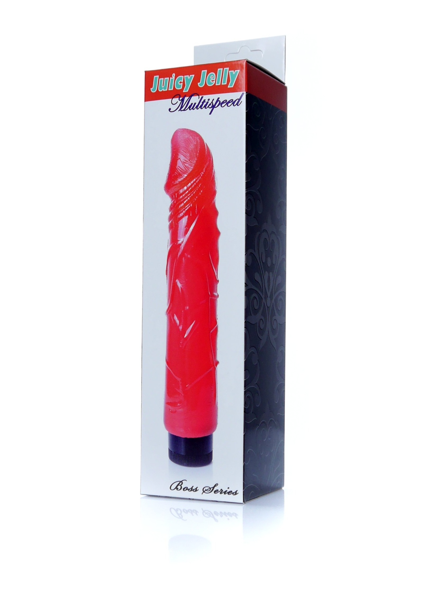Вібратор реалістичний червоний Vibrator-Juicy Jelly - Multispeed Red