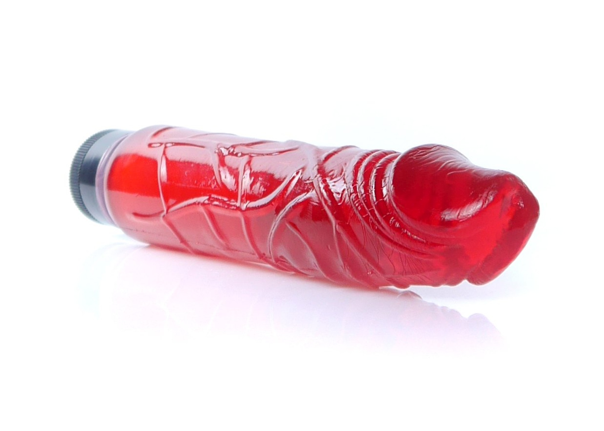 Вібратор реалістичний червоний Vibrator-Juicy Jelly - Multispeed Red