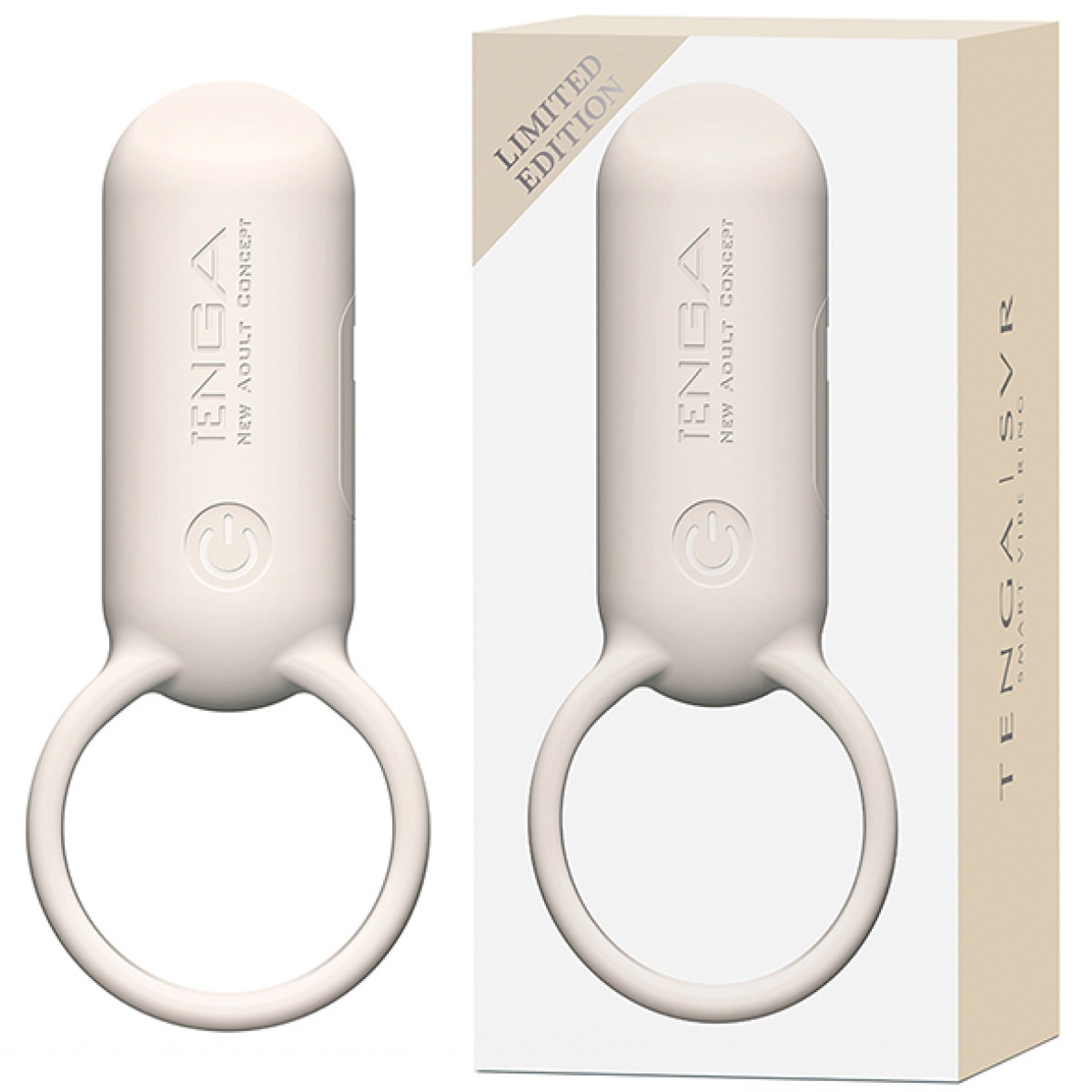 Ерекційне кільце з вібрацією Tenga - SVR Smart Vibe Ring Sand Beige