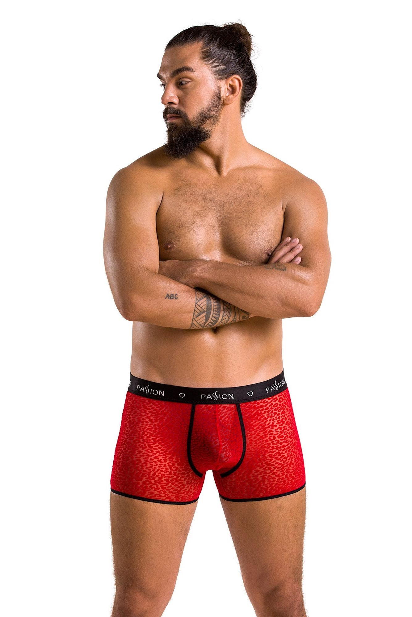 Трусы мужские Passion 046 SHORT PARKER red XXL/XXXL
