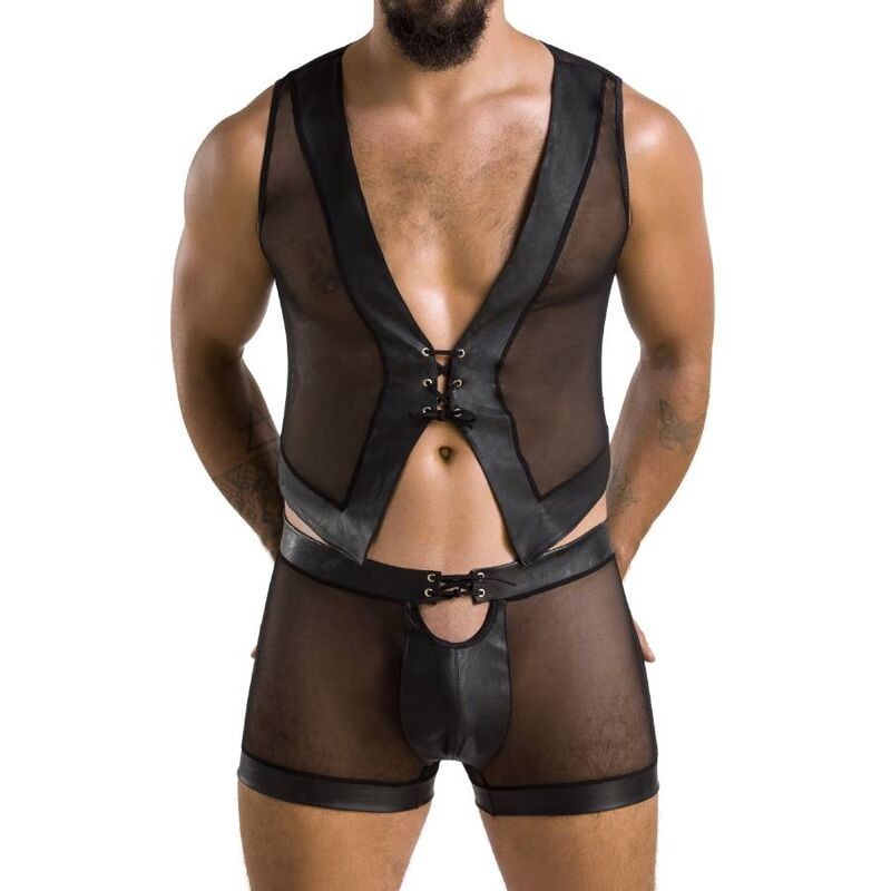 Чоловічий комплет 053 SET WILLIAM black L/XL -Passion
