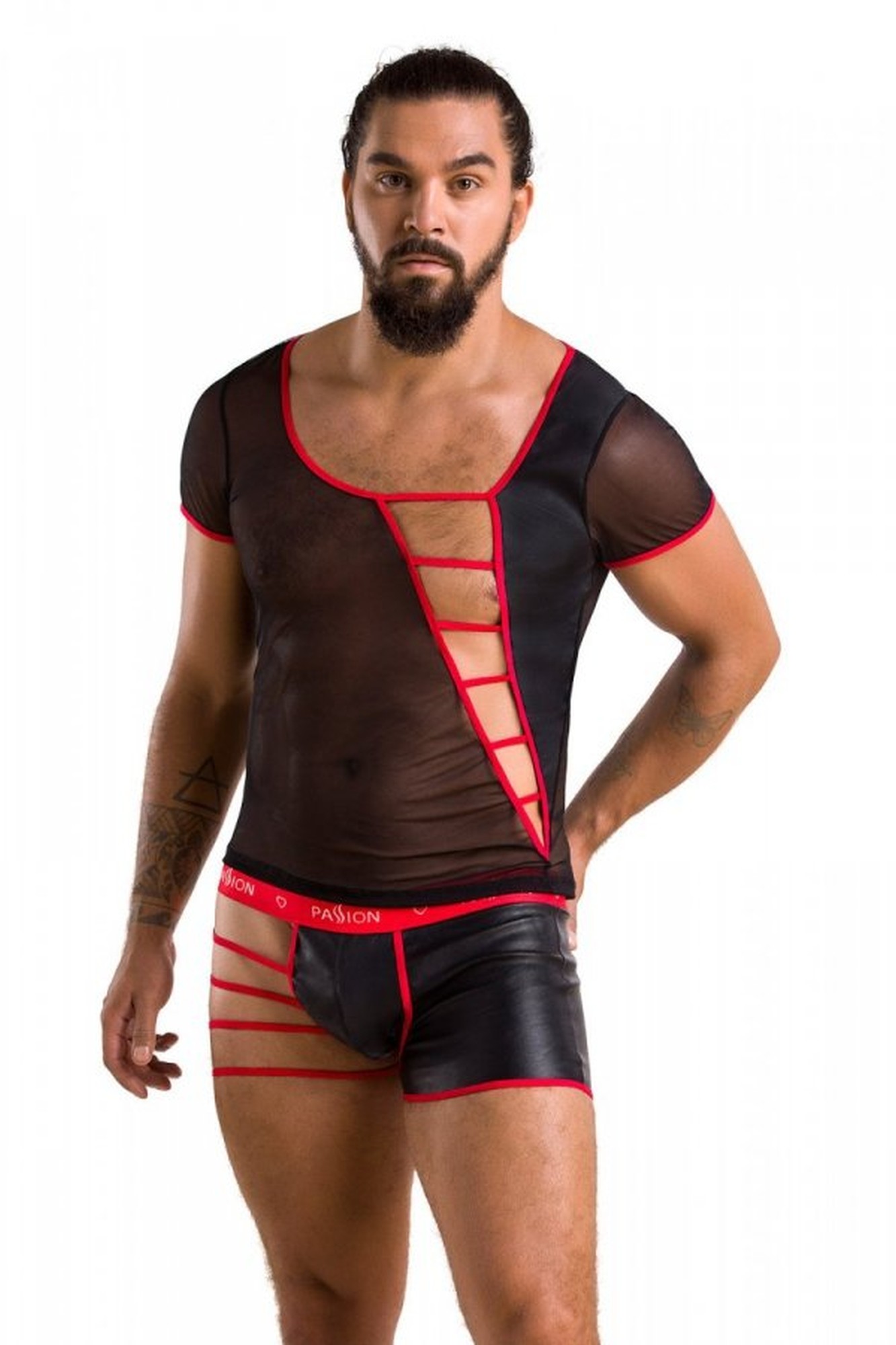 Комплект для чоловіків 055 SET MARK black L/XL