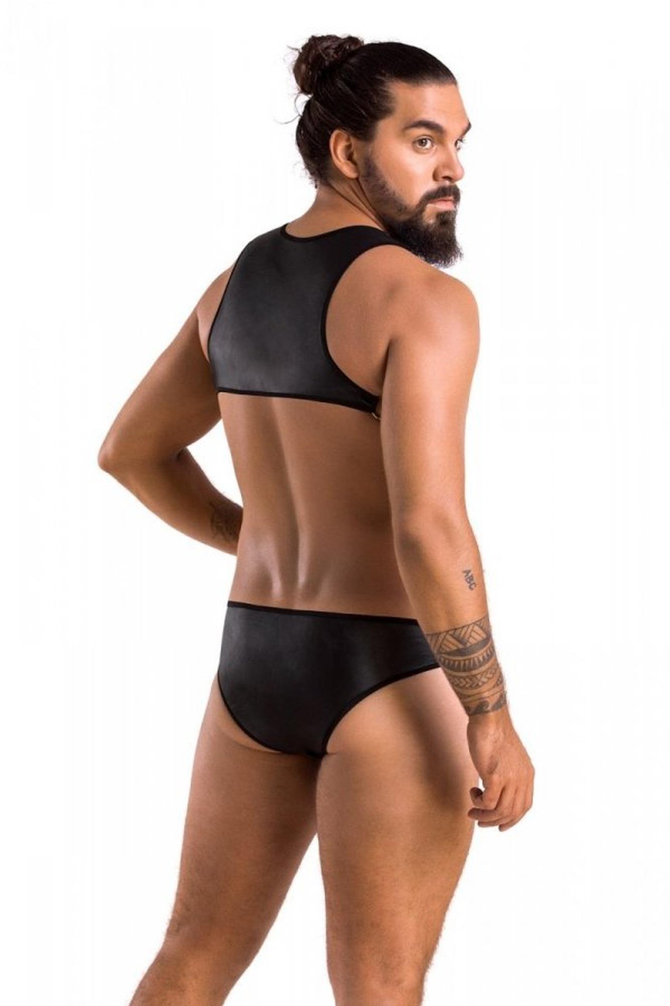 Боді чоловіче Passion ADAM 056 Black L/XL