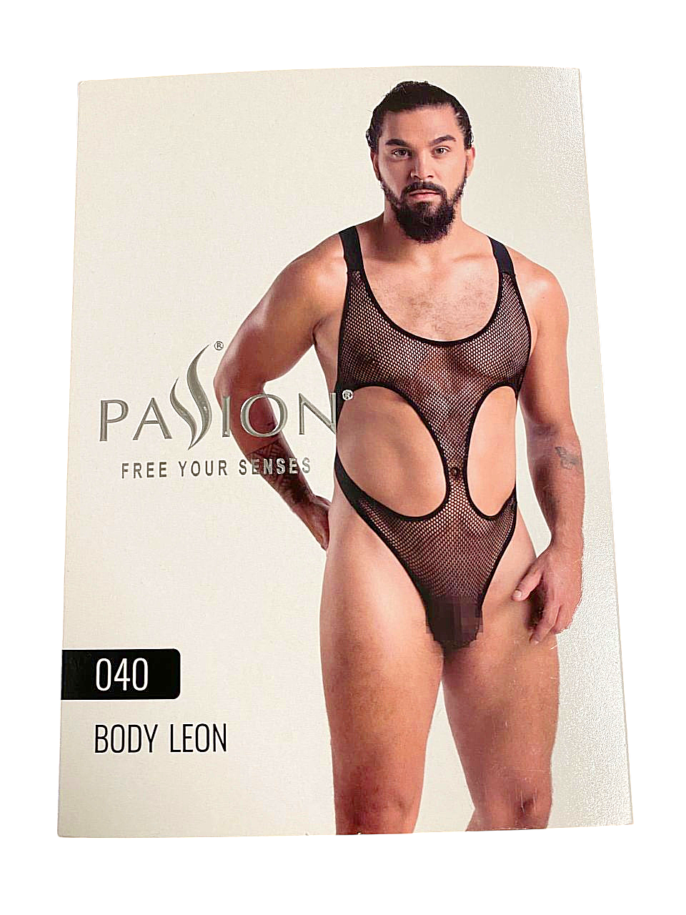 Мужское эротическое белье Passion LEON 040 черное, L/XL