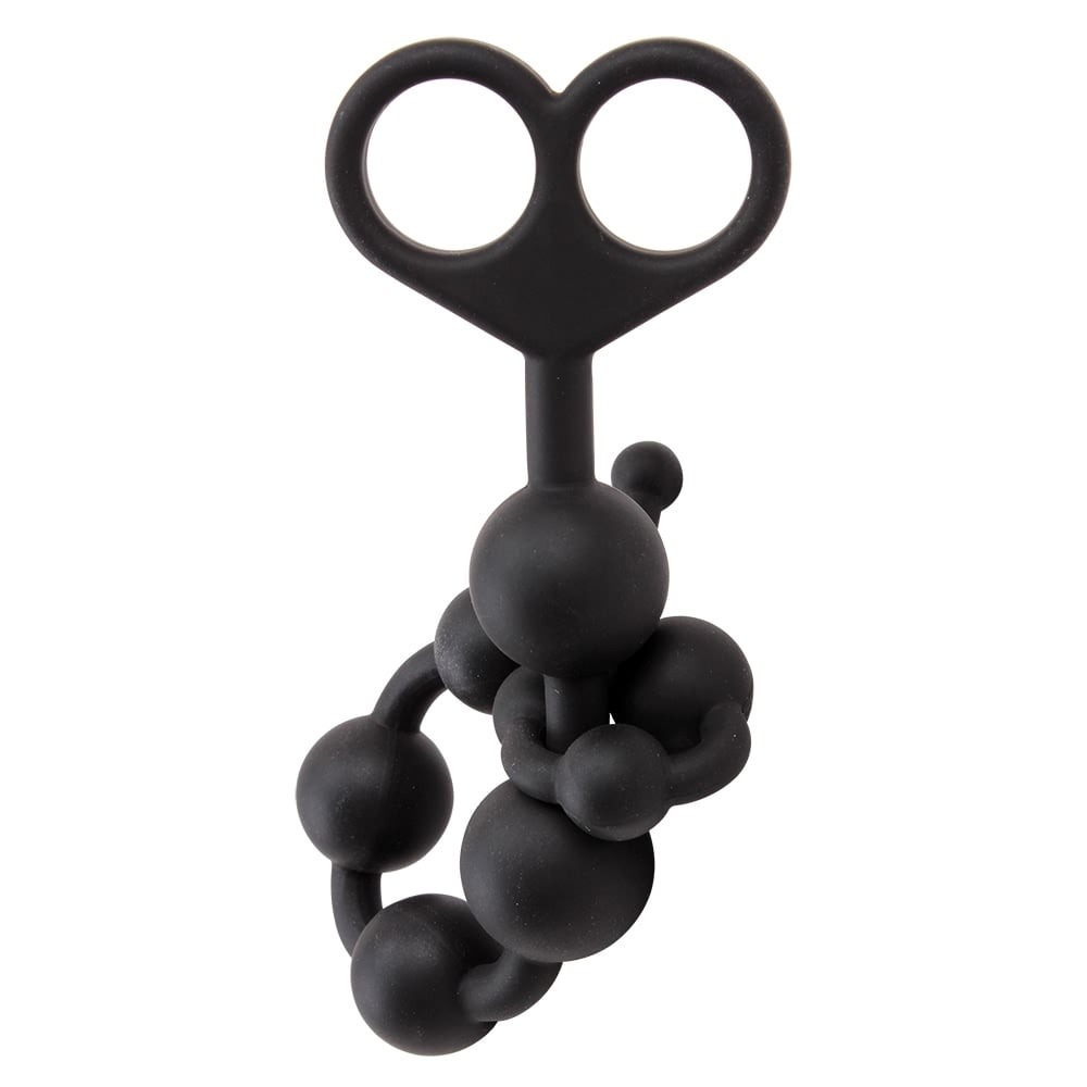 Анальний ланцюжок Chisa Black Mont Silicone чорний
