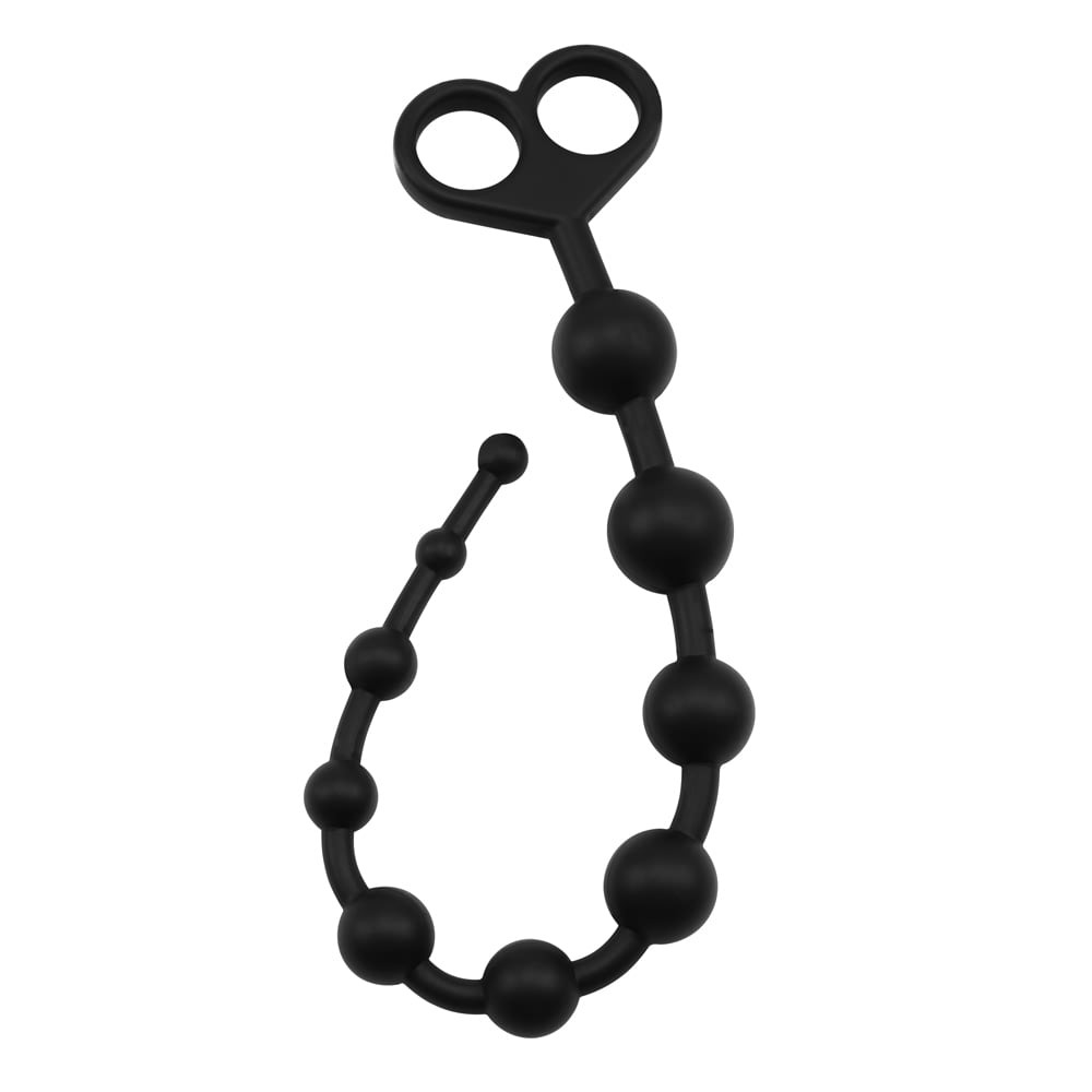 Анальний ланцюжок Chisa Black Mont Silicone чорний