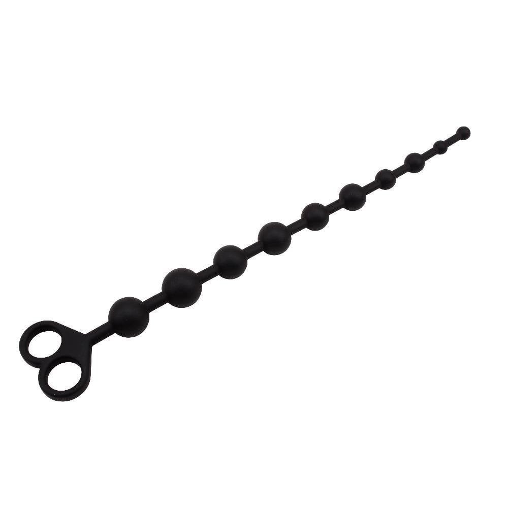 Анальний ланцюжок Chisa Black Mont Silicone чорний