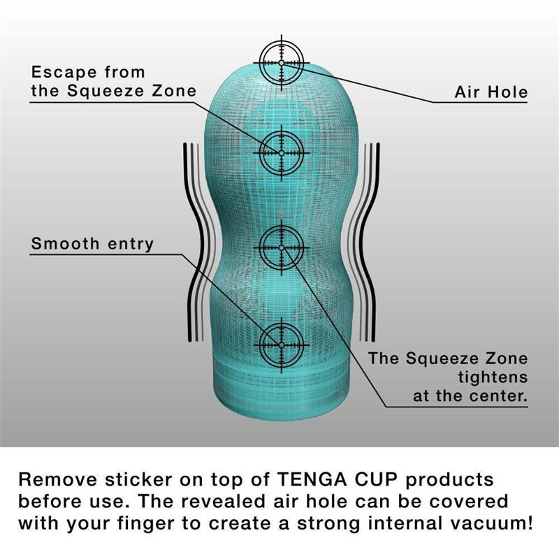 Мастурбатор із ефектом холоду ORIGINAL VACUUM CUP EXTRA COOL