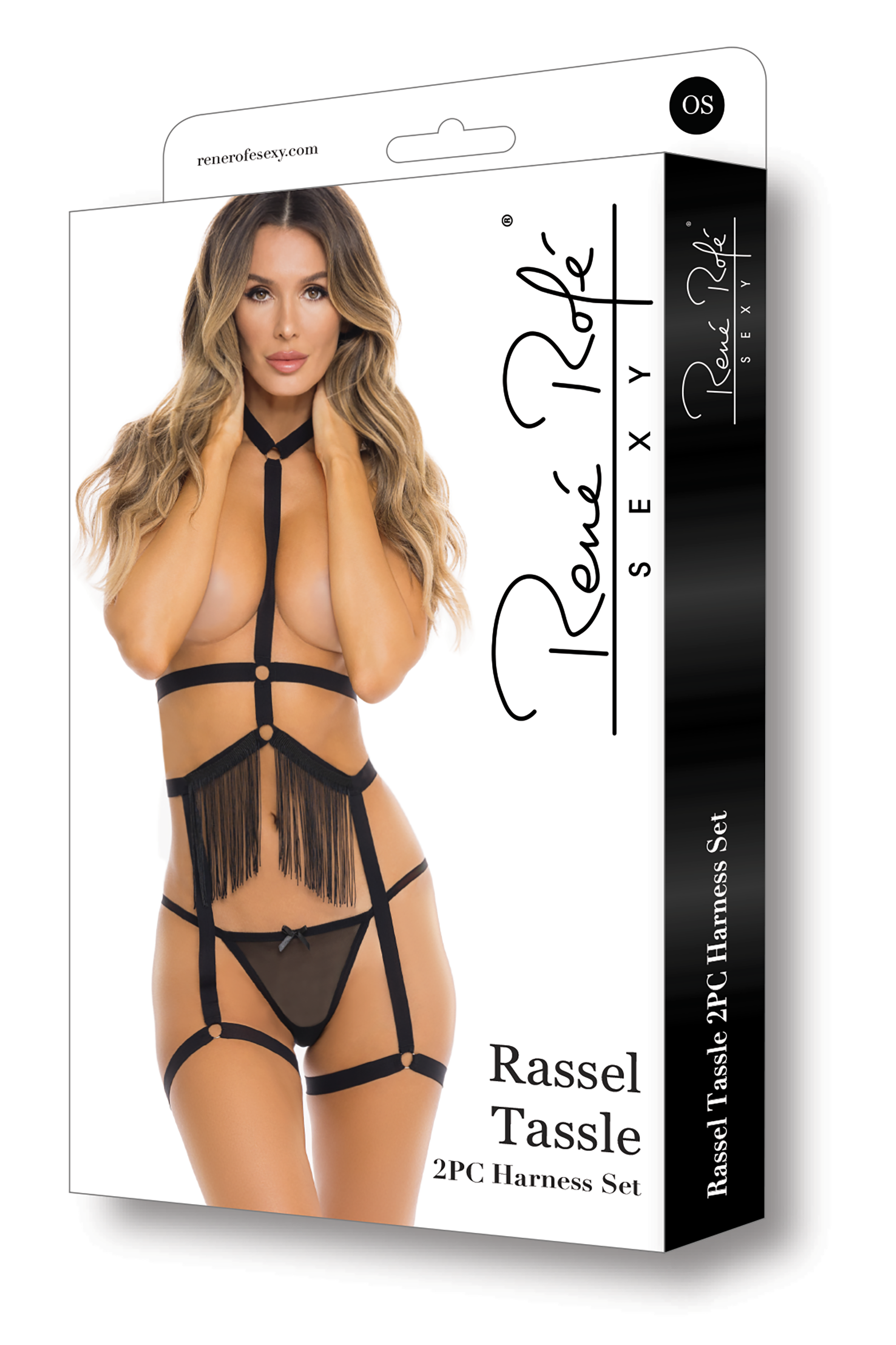 Портупея з пензликами RASSEL TASSLE 2PC HARNESS SET BLACK, OS