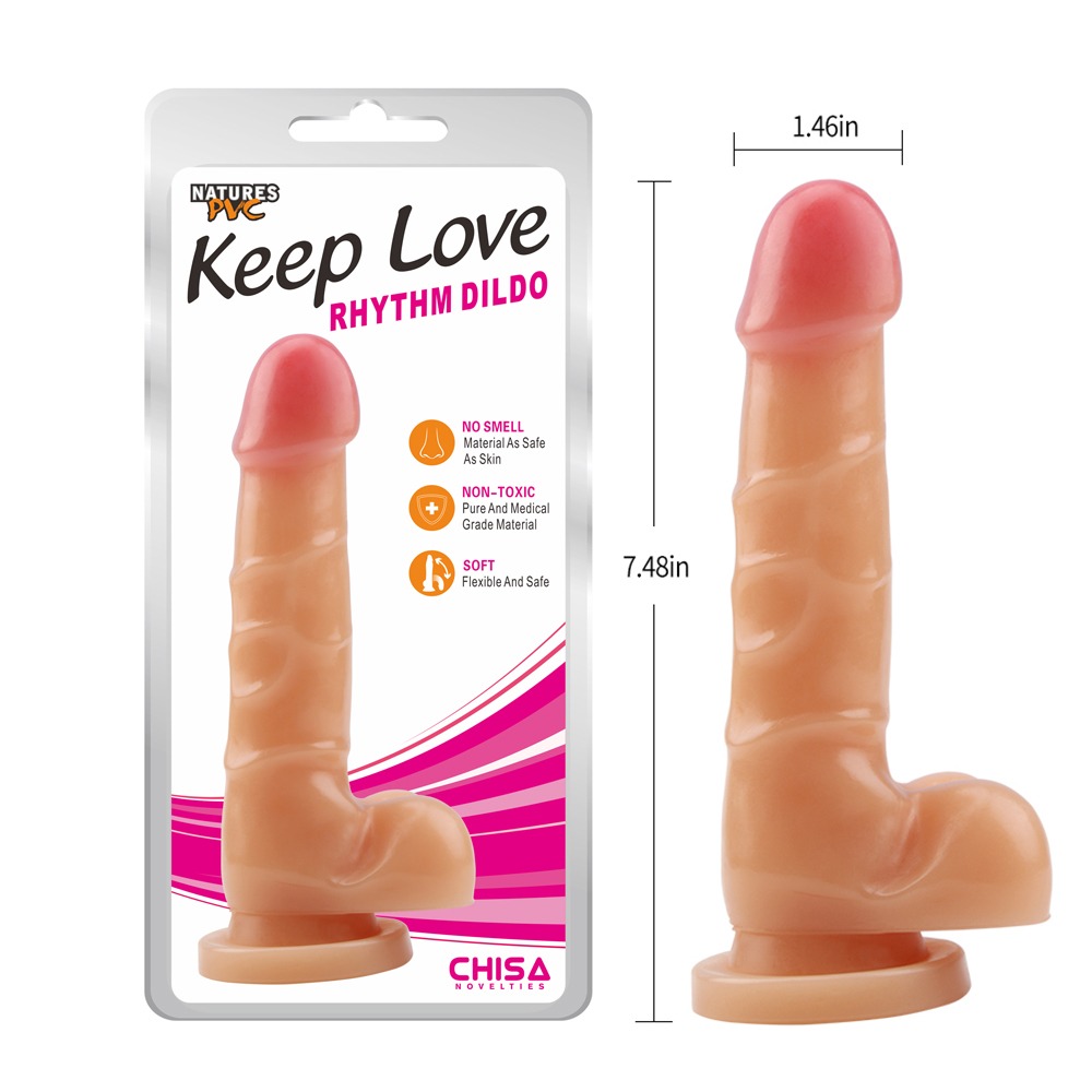 Фалоімітатор реалістичний Chisa Keep Love Rhythm Dildo з присоскою
