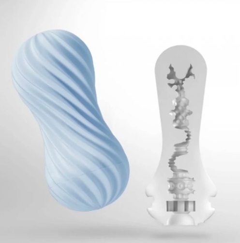 Мастурбатор с шариками TENGA FLEX BUBBLY BLUE