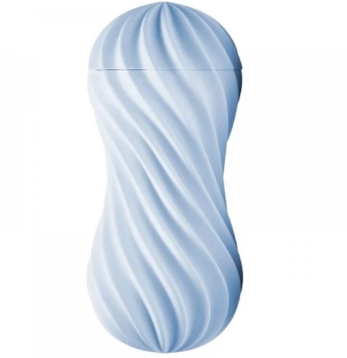 Мастурбатор із кульками TENGA FLEX BUBBLY BLUE