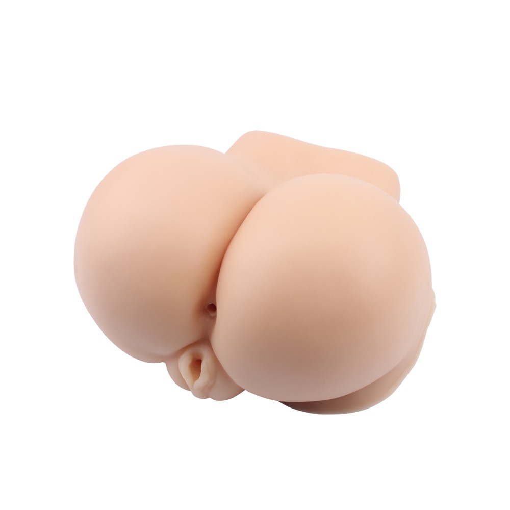 Мастурбатор напівторс з вібрацією кібершкіра Chisa Man Q Tori's Plump Ass With Vag, тілесний