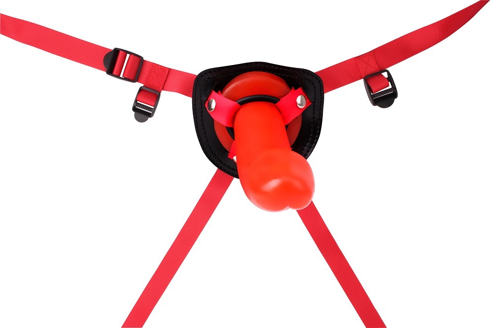 Страпон жіночий Chisa HOTSTORM Thumper Strap-on, червоний
