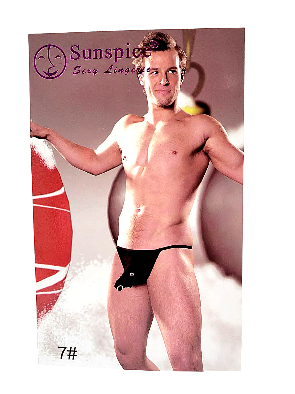 Мужские стринги Sunspice ,,Конь,, черные, O/S