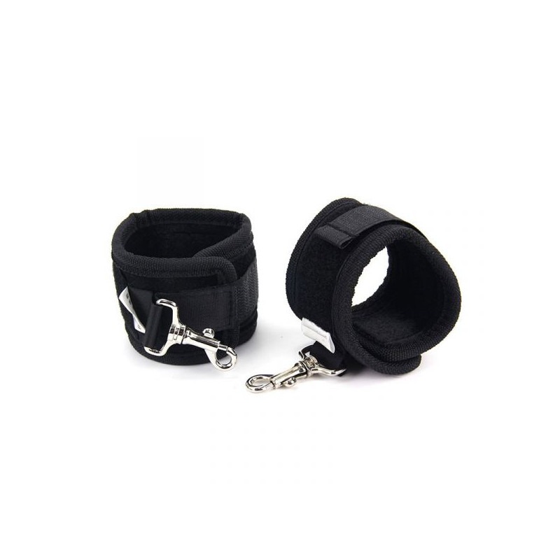 Фіксатори для ліжка Romfun Bindings Restraint Kit з маскою на очі у наборі, чорний