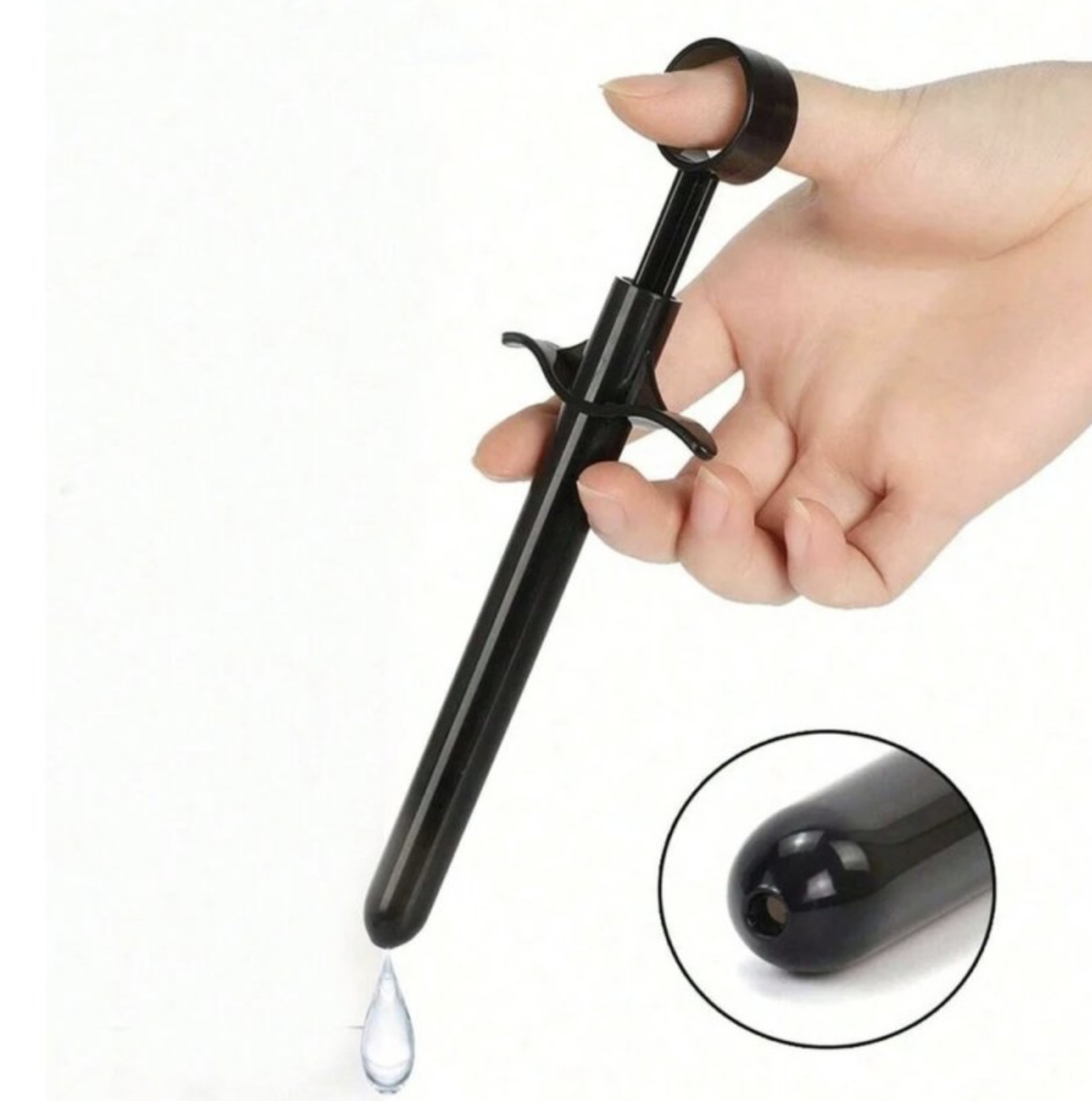 Шприц Roomfun LUBE Launcher для введення мастила чорний, 10 мл